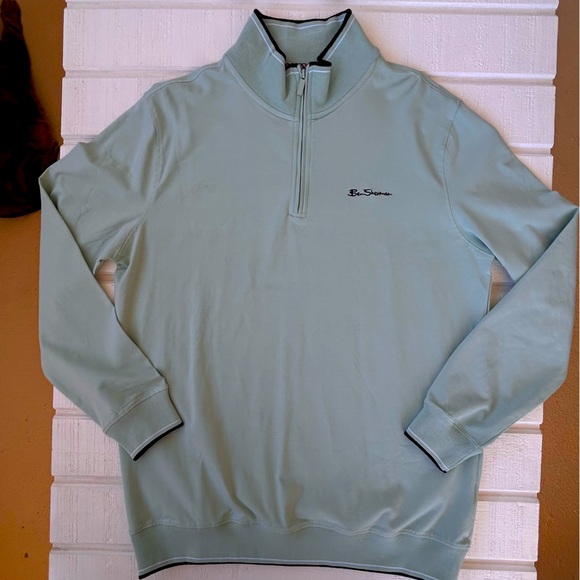 Ben Sherman Men’s 1/4 Zip Performance Shirt Size‎ Large - Picture 1 of 10